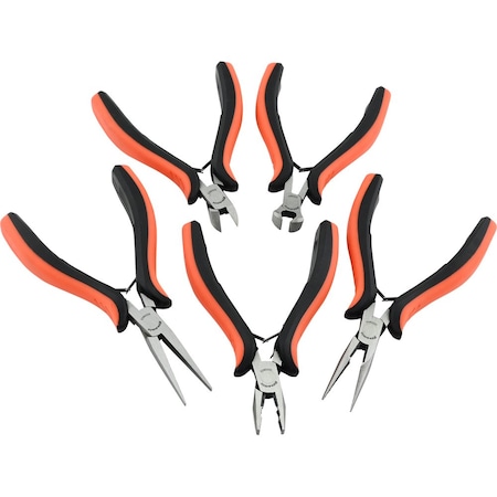 Dynamic Tools 5 Piece Miniature Pliers Set D055610